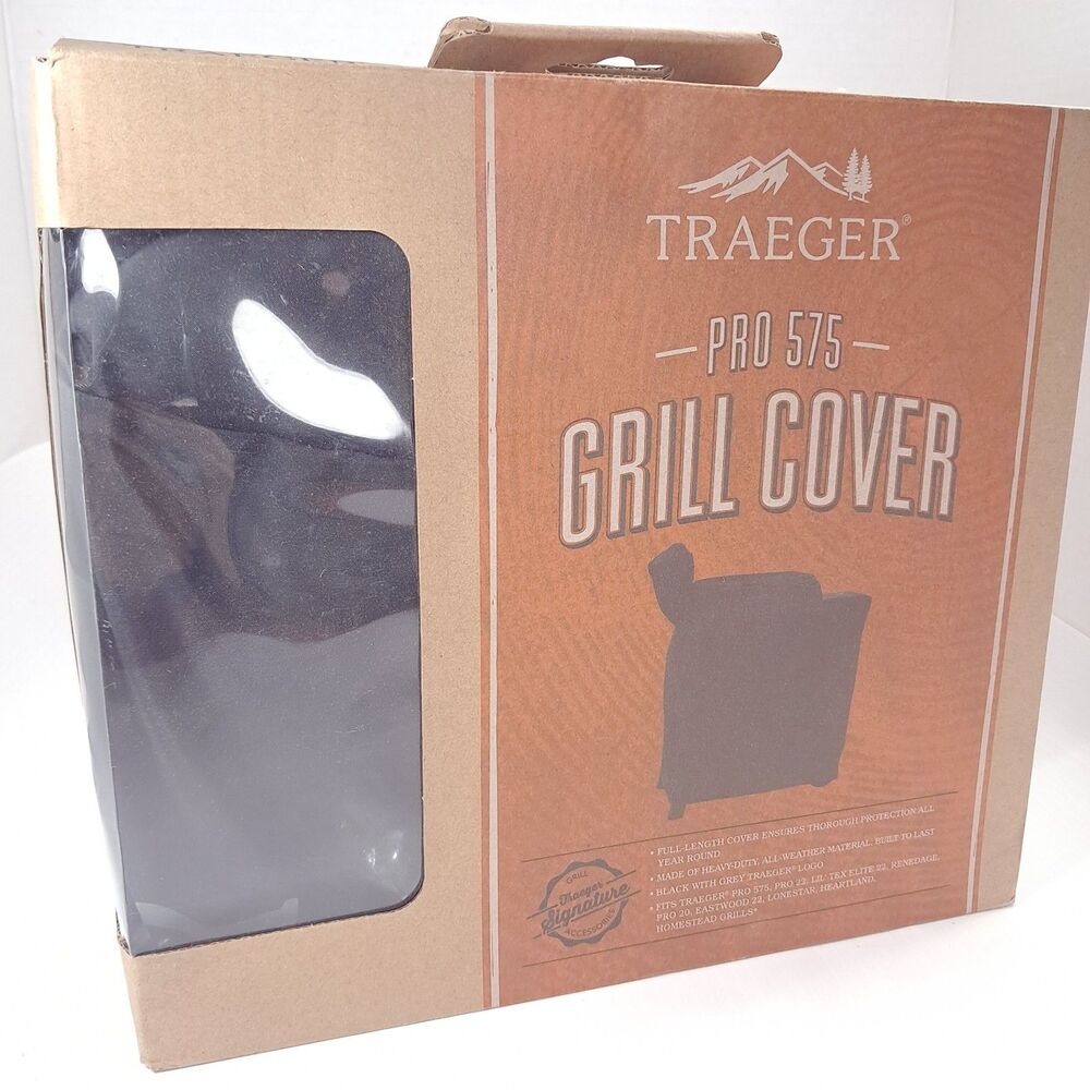 NEW Traeger BAC503 Black Grill Cover Pro 575 / 22 Series waterproof Lil Tex bbq